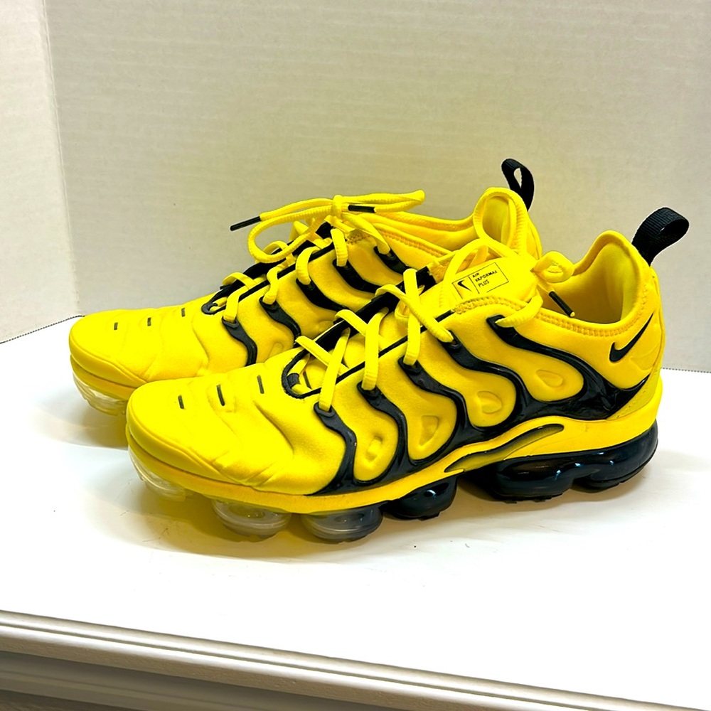 Nike Air Vapormax Plus 'Opti Yellow' Men's Sneakers - 10.5